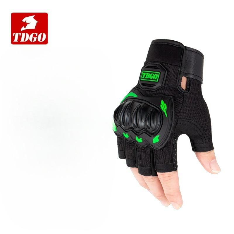 Motorcycle Riding Gloves Four Seasons Summer Unisex Carbon Fiber Touchscreen Shockproof Breathable Motorcycle Rider Gloves