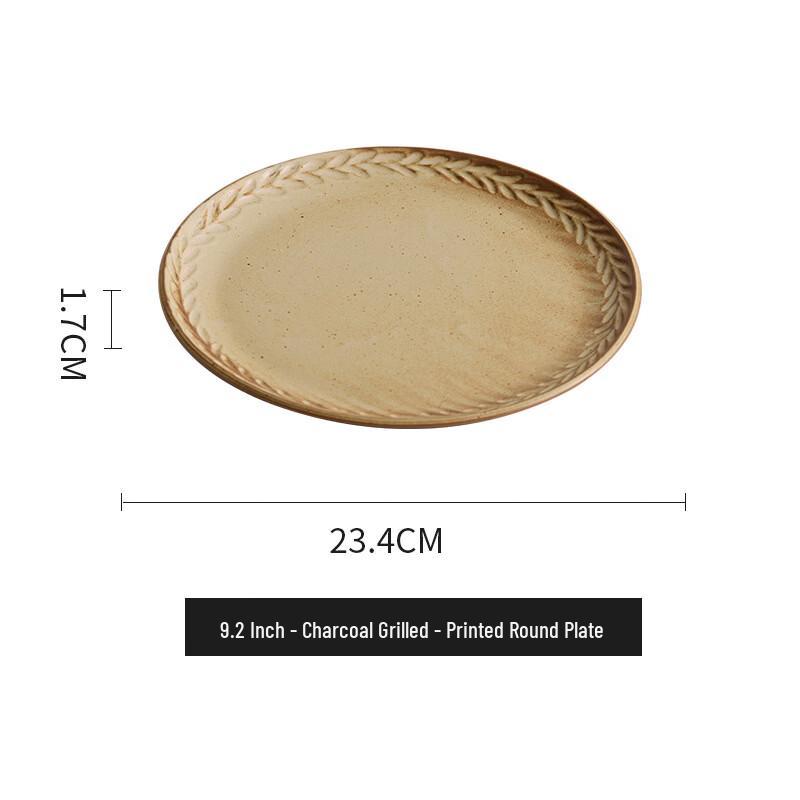 

Ru Han Modern Ceramic Three-Compartment Dumpling Plate