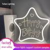 LED Neon Happy Birthday Light-Up Sign for Party Decor