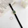 Ceas Nou de Lux Vintage pentru Femei, Minimalist, Oval, Cadran Mic, Rezistent la Apă, Piele Naturală, Ceasuri cu Cuarț, Cadou pentru Femei