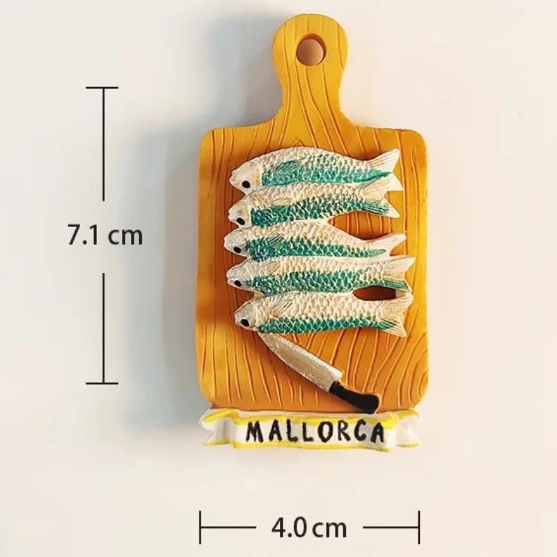 Spain Travelling Souvenirs Valencia Fridge Magnets Conil Tarifa Cadiz Maravillas Fridge Stickers Home Ornaments Birthday Gifts