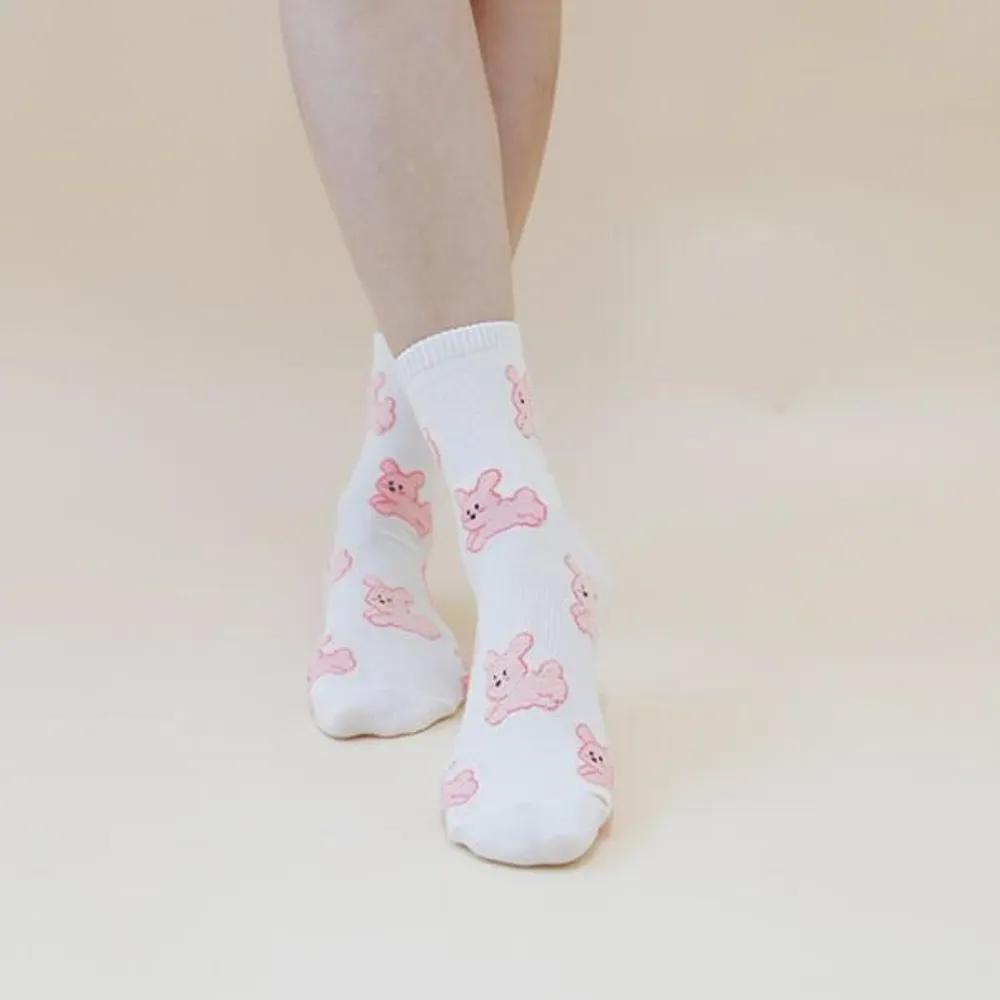 Anco Socks Sherpa Animal Women s Socks 5-Piece Set white