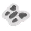 Shower Foot Scrubber Mat Back Washer Exfoliating Bath Wash Pad Wall Mounted Slip Suction Cups
