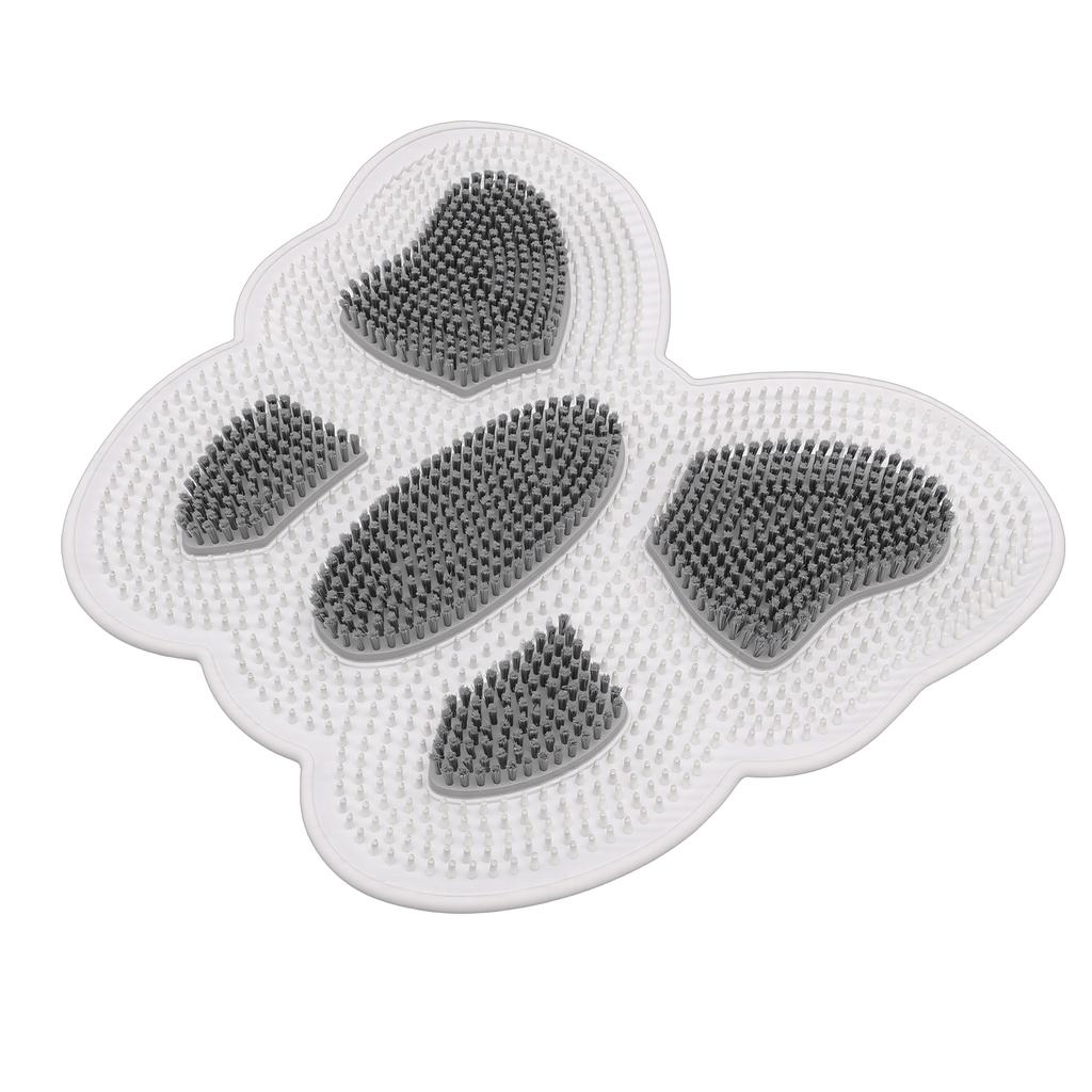 Shower Foot Scrubber Mat Back Washer Exfoliating Bath Wash Pad Wall Mounted Slip Suction Cups
