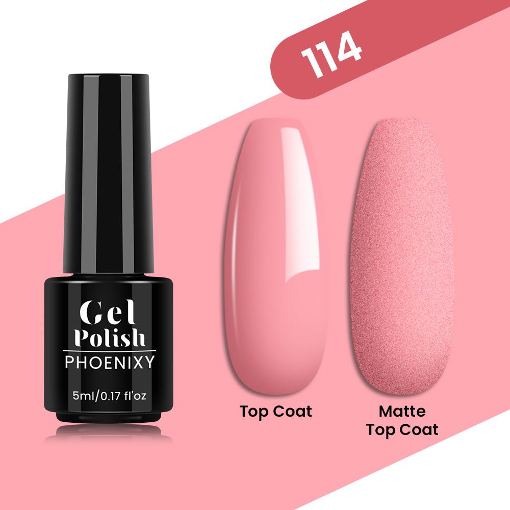 

PHOENIXY Гель-лак для ногтей с блестками Весенние цвета УФ-гель с блестками 5 мл 114