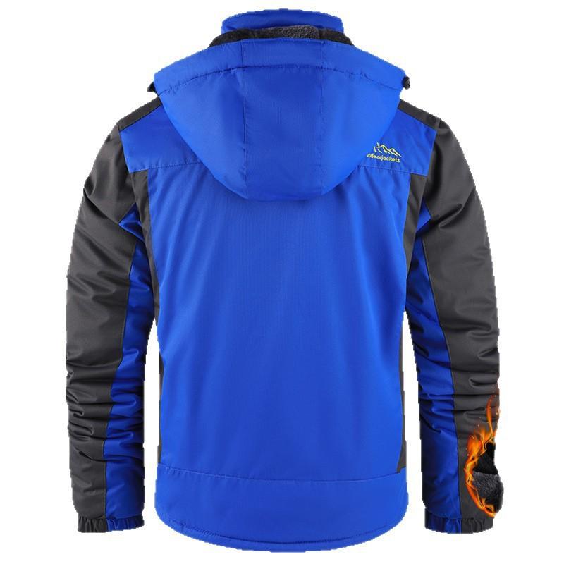  Men's Loose Casual Cotton Jacket Solid Color Short     Winter Warm Coat