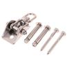 70Mm Swing Suspension Hook Hanger 304 Stainless Steel Rotatable Hammock Swing Hanger Hook Fixed Plate Hanging Chair Kit Hardware