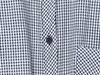 Cross2026 Spring/Summer Women's Versatile Casual Plaid Balloon Shirt with Pocket Decoration.
