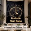 Custom Text Tapestry Led Zeppelin Print Wall Tapestry Indoor Living Room Wall Decor