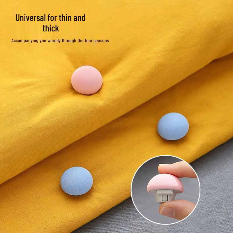 

Грибковой фиксатор для квилтов: Зимняя простыня и штора, артефакт против затяжек, расстегивание одной кнопкой без игл светло-серый