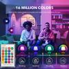 16 Colors RGB Bulb LED Multicolor Bulb E27 Base Lighting Dimmable 24 Key Remote Control Atmosphere Neon Light