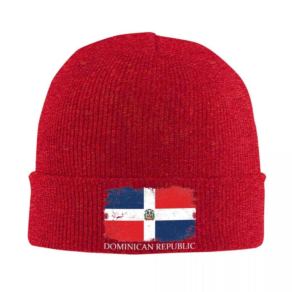 Dominican Republic Beanie Hats Country Flag Knit Hat Hippie Elastic Men Women Caps Autumn Casual Bonnet Hats Birthday Gift