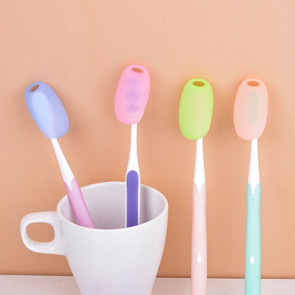 Hook Toothbrush Cover Silicone Toothbrush Box Durable Toothbrush Storage Clip
