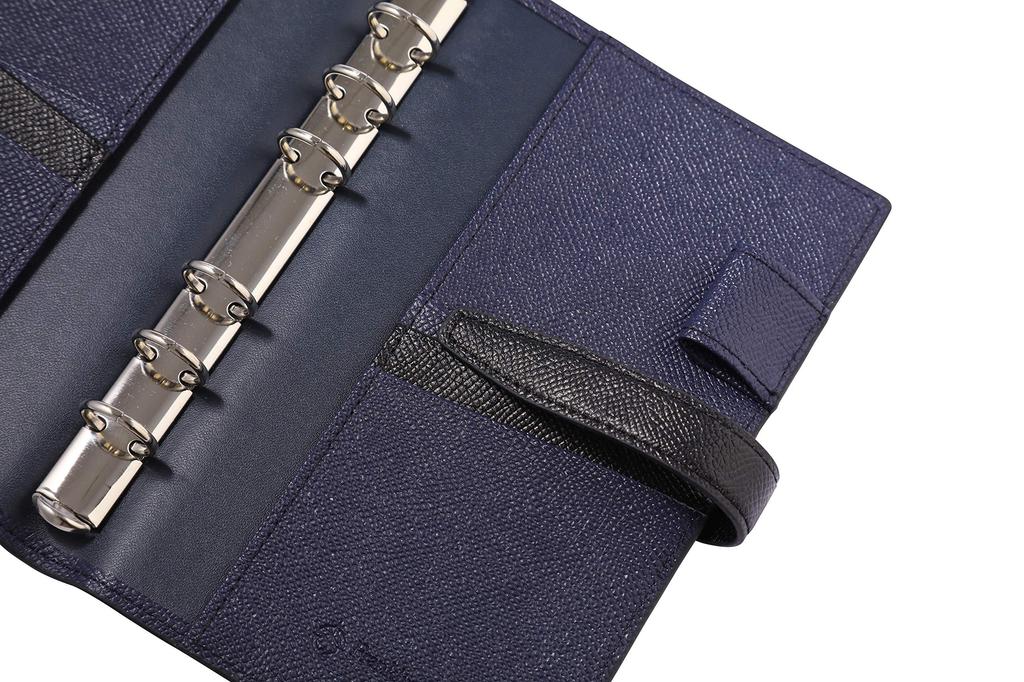 Franklin Planner Color Noblesse III Binder 64335, 15mm Pocket, Black