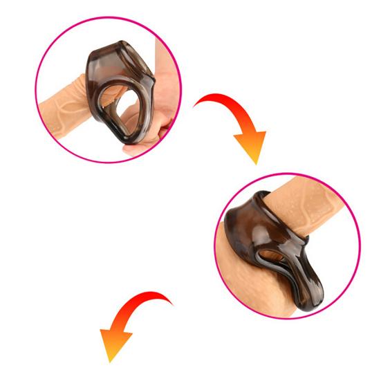 Rings Double Cock Silicone Male Penis Lock Delay Ejaculation Adults Sex Product