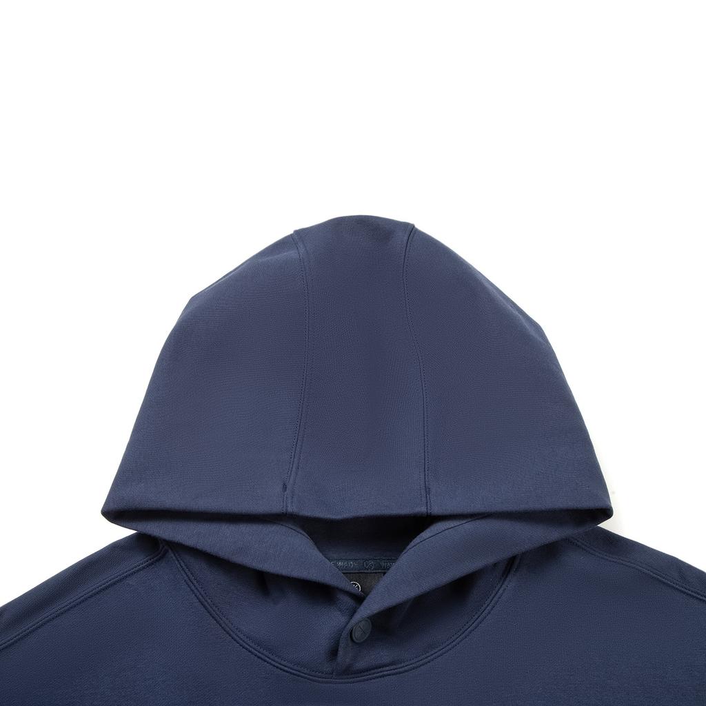 Li Ning Wade Sweatshirts Men's Dark Marine Blue Hooded Moderate AWDW011-1