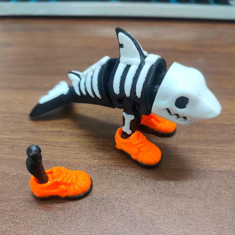 Halloween Limited Tralalero Tralala Hai Sammlerfigur Spielzeug Italienisches Gehirnfäule Tung Tung Tung Sahur Ornamente Dekoration