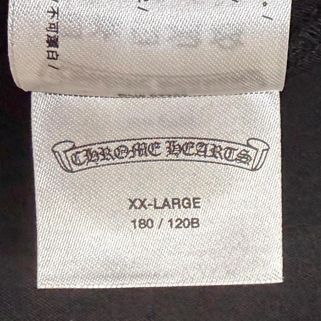 CHROME HEARTS Back Horseshoe Honolulu RN#97729 T-Shirt Black Men's Size XXL