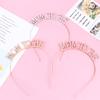 Rose Golden Silver Color Mom To Be Tiara Crown Headband For Party Decorations