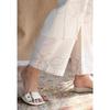 Indian Designer Cotton White Kurti Women Bollywood Top Tunic Kurta Pant Set SC-2281a1