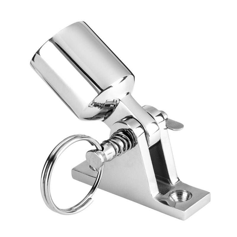 Bimini Top Balama de Punte 90° Punte Inox 316 Punte Marină Feronerie Montare Plată