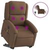 VidaXL Electric Massage Recliner, Relaxation Chair with Adjustable Backrest and Footrest, Seat of 3204204