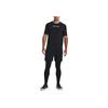 Under Armour Rush Smartform Rainbow Stripe Decorative Training T-Shirt Men Tops Black 1377153-001
