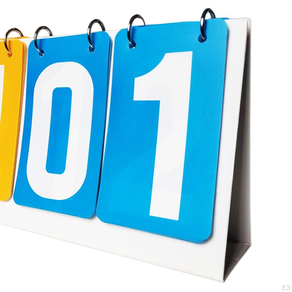 Wettkampf-Punktezähler Klappkarten für Tennis Badminton Fußball