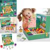 Wooden Fruit Vegetable Farm Color Recognition Educational Toy For Kids Preschool Learning