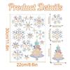 Sun Catcher PVC Electrostatic Glass Stickers for Window Funny Christmas Theme Pattern Rainbow   Prisms Sticker Christmas Decals