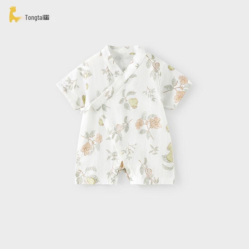 TONGTAI Baby Bamboo Cotton Short-Sleeve Romper 73