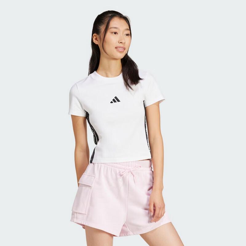 adidas Women's 3-Stripes SJ BABY T Short Sleeve Tee