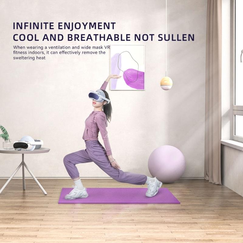 Lightproof Facial Cushion Interface Brackets for Pico 4 VR Headset Ice Cloth/PU Pads Frame Face Cushion Pads Accessory