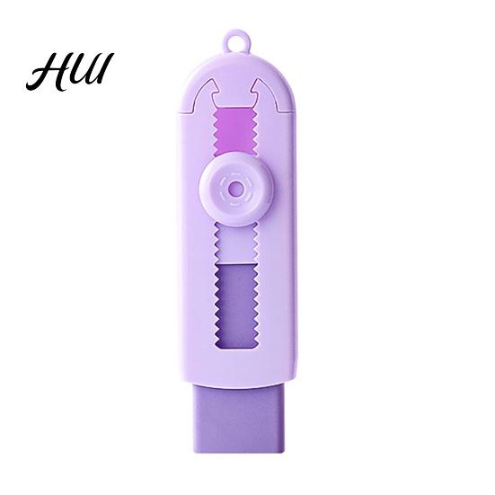 Portable Eraser Case Push Pull Retractable Eraser, Cute Pastel Pencil for No Trace Students, Clean Dustless 2B Kids, School Supplies Retract