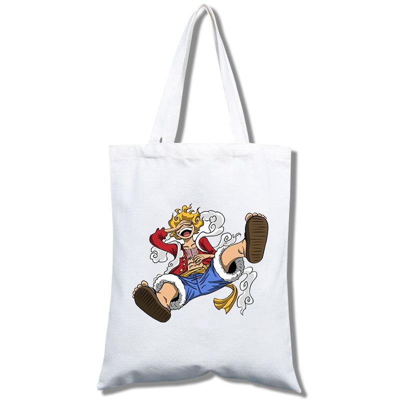 One Piece Nika Form Printed Canvas Bag