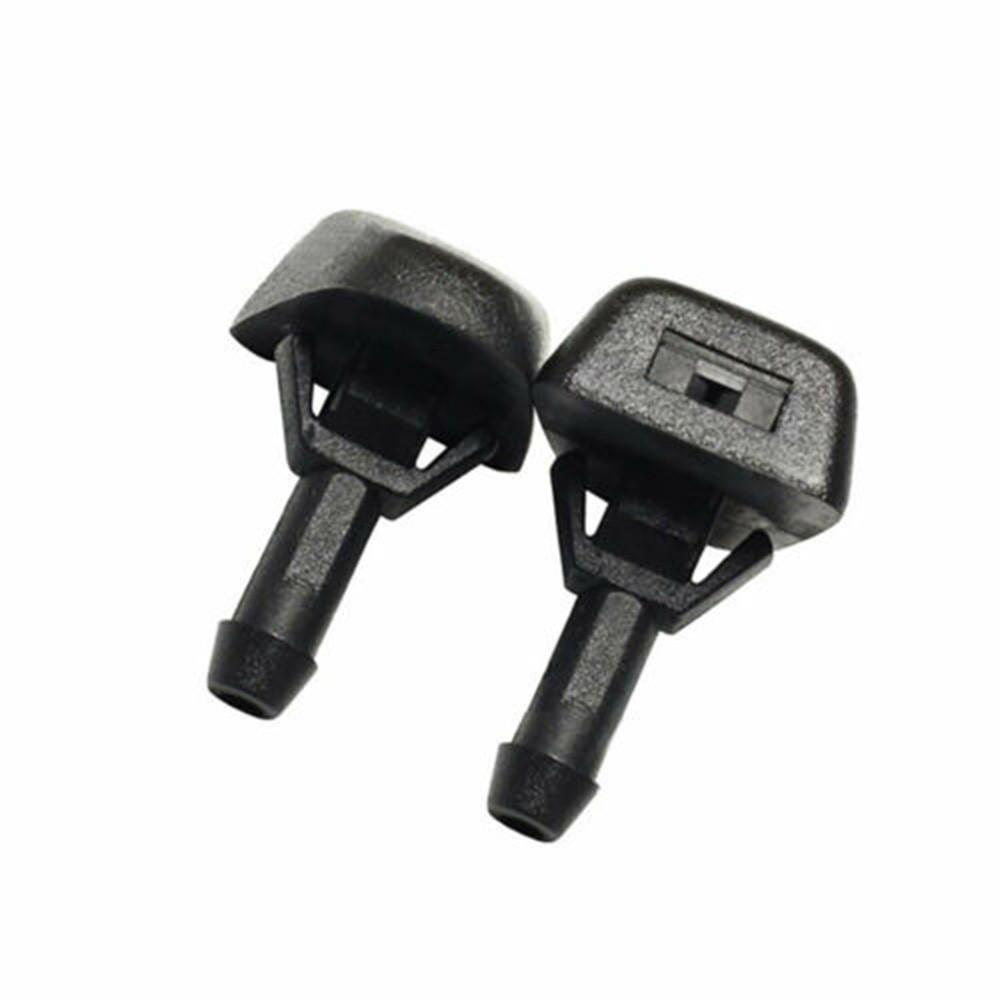 Front Windshield Nozzle Wiper Nozzle Wiper Spray Washer Black
