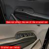 For KIA EV9  2024 2025 ABS CarbonFiber Car window switch panel cover trim Window Lift Switch Panel Trim Interior Accessories