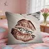 Plot GGossip GirlS Youth Cushion Cover Square Short Plush Pillow Case Living Room Sofa Home Decor Funda X