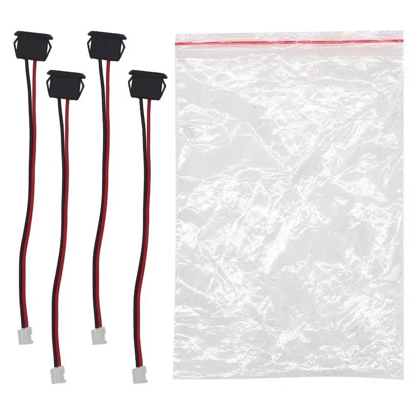 1~10PCS USB Type-C Waterproof USB Connector Direct compression female base Female Socket Charging Interface With Welding Wire