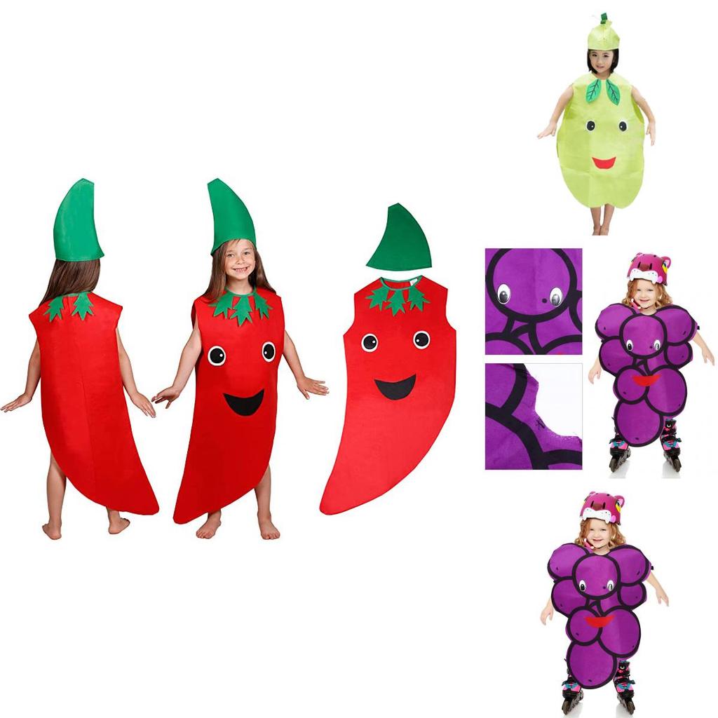 Kids Performance Outfit Fruits Vegetables