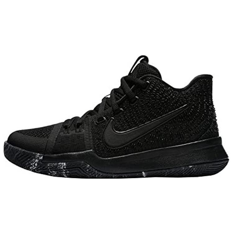 Nike Kyrie 3 Slip Resistant Slip Resistant Mid top Children s Basketball Shoes Black 859466-005 36