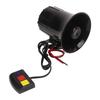 12V 30W 3-Ton-Sirene 120 DB Hohe Lautstärke Lauter Ton Elektrischer Warnalarm Lufthupe für Fahrzeug