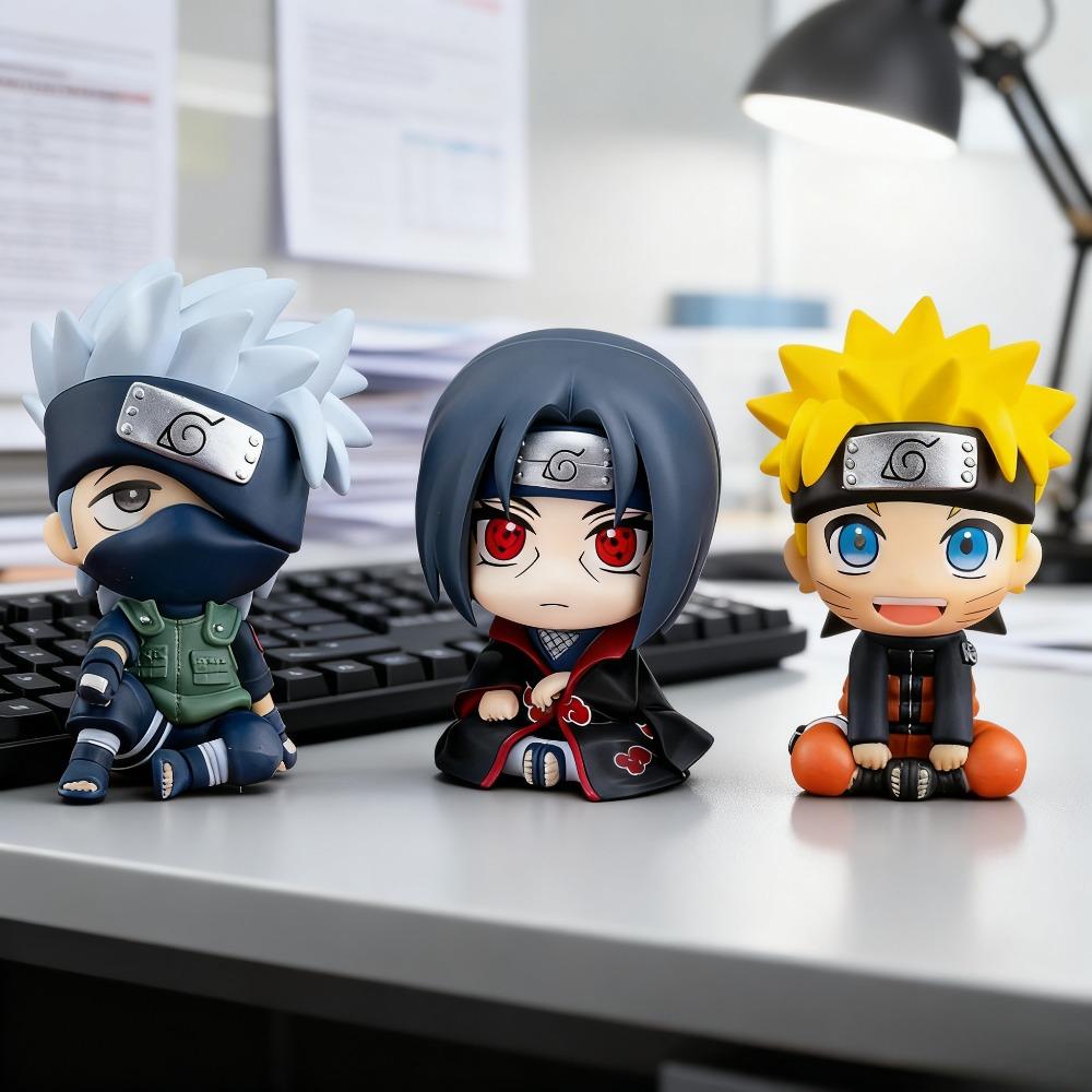 Hot Naruto Anime Figure Uzumaki Naruto Kakashi Uchiha Sasuke Itachi Cute Toys Q Figurals Action Figurine Model