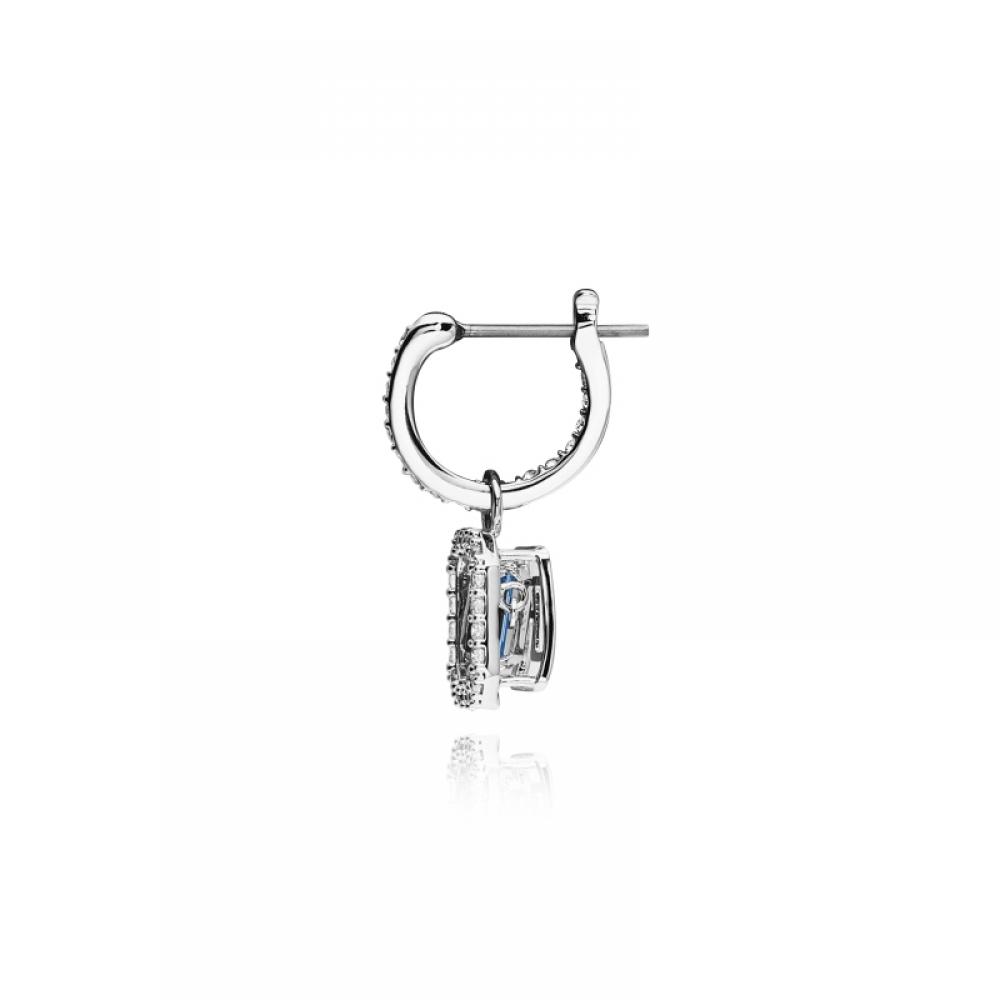Swarovski 5619500 Una Angelic Hoop Drop Earrings