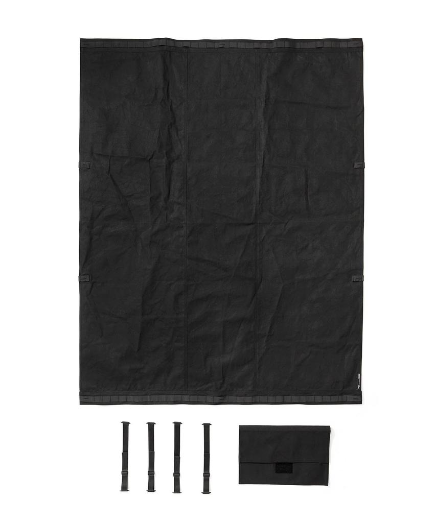 GORDON MILLER Recycled Canvas Cargo Universal 1726402 Mat, Water-Repellent, Stain-Resistant, Fit, Black,