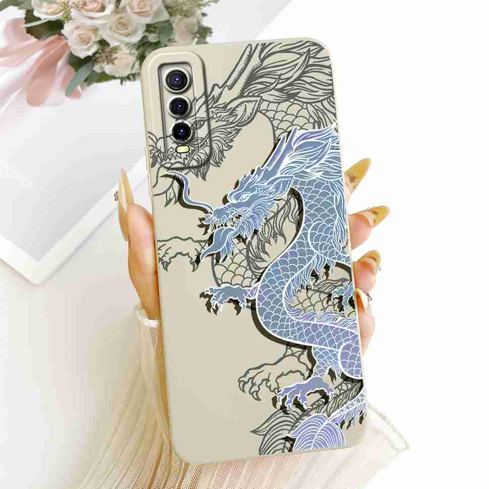 For vivo Y70s 5G Case Luxurious Flower Cartoon Silicone Back Cover For Vivo Y 70s Y51s Y51S V2002A Shockproof Phone Cases Fundas