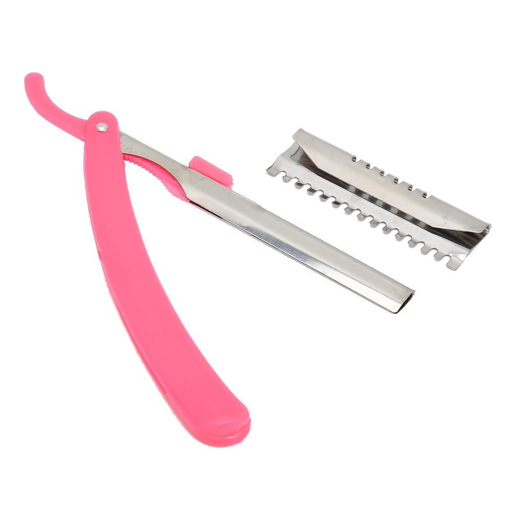 Rasiermesser Herren Klappbar Manuell Bartrasierer Damen Augenbrauentrimmer (Ohne Klinge)