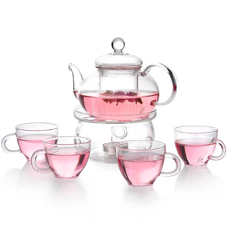 Shangqi Handmade Heat-Resistant Borosilicate Glass Teapot with Infuser