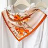 111% Mulberry Silk 71 Square Scarf, New Sky City Professional Decorative Scarf, Commuting To Work Versatile Silk Scarf