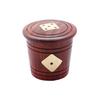 Shriji Crafts Wooden 5 Dice Game Set with Storage Box
